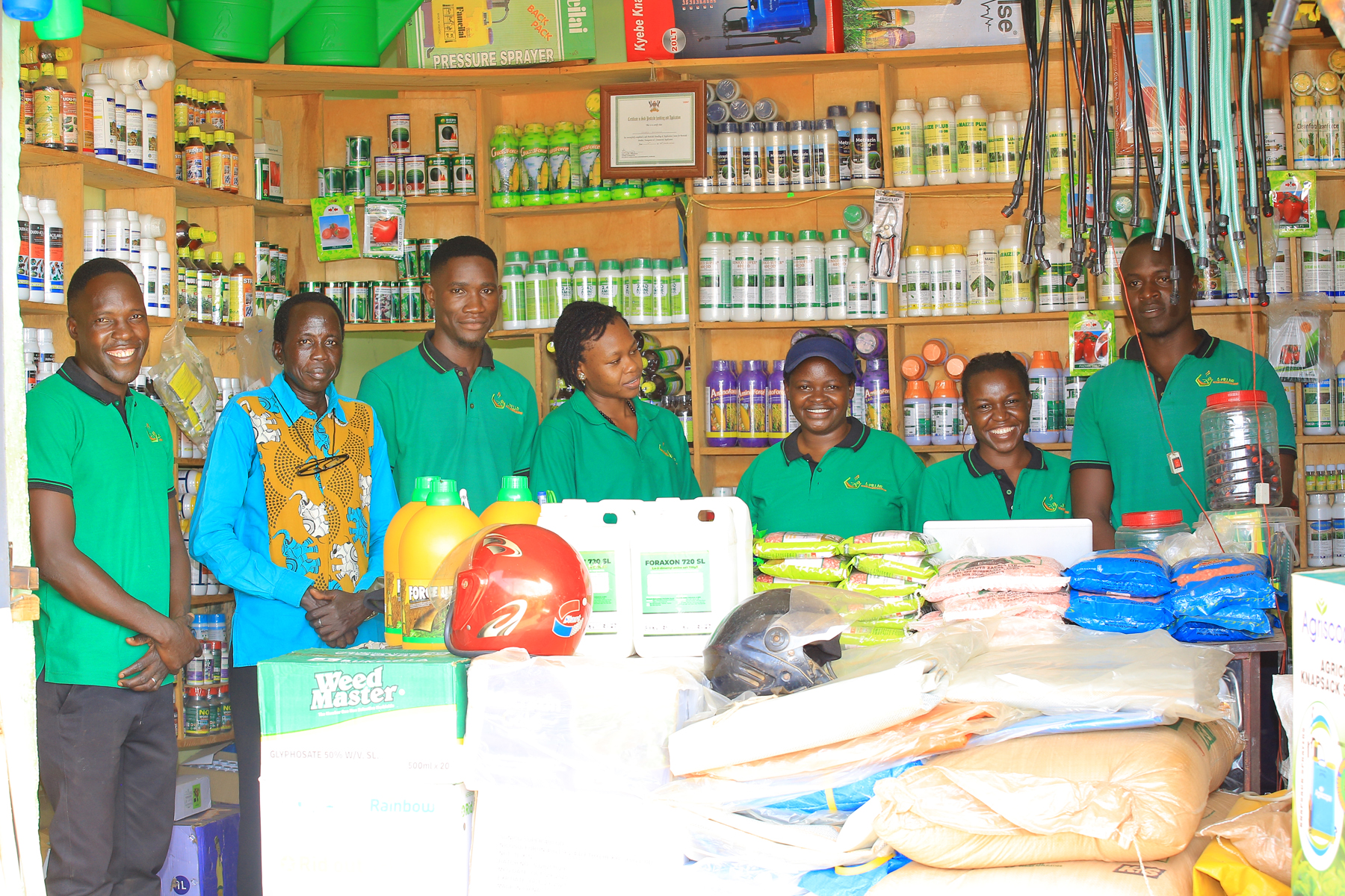 Partners at the Agro-vet